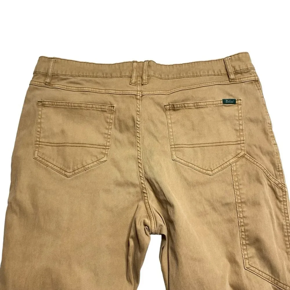 Woolrich Stretch Fit Utility Pants Tan Sz 38/32